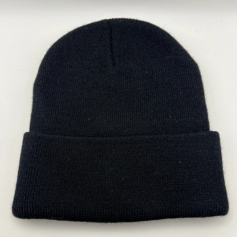 Harley Davidson Knit Black Hat Embroidered Logo New Other